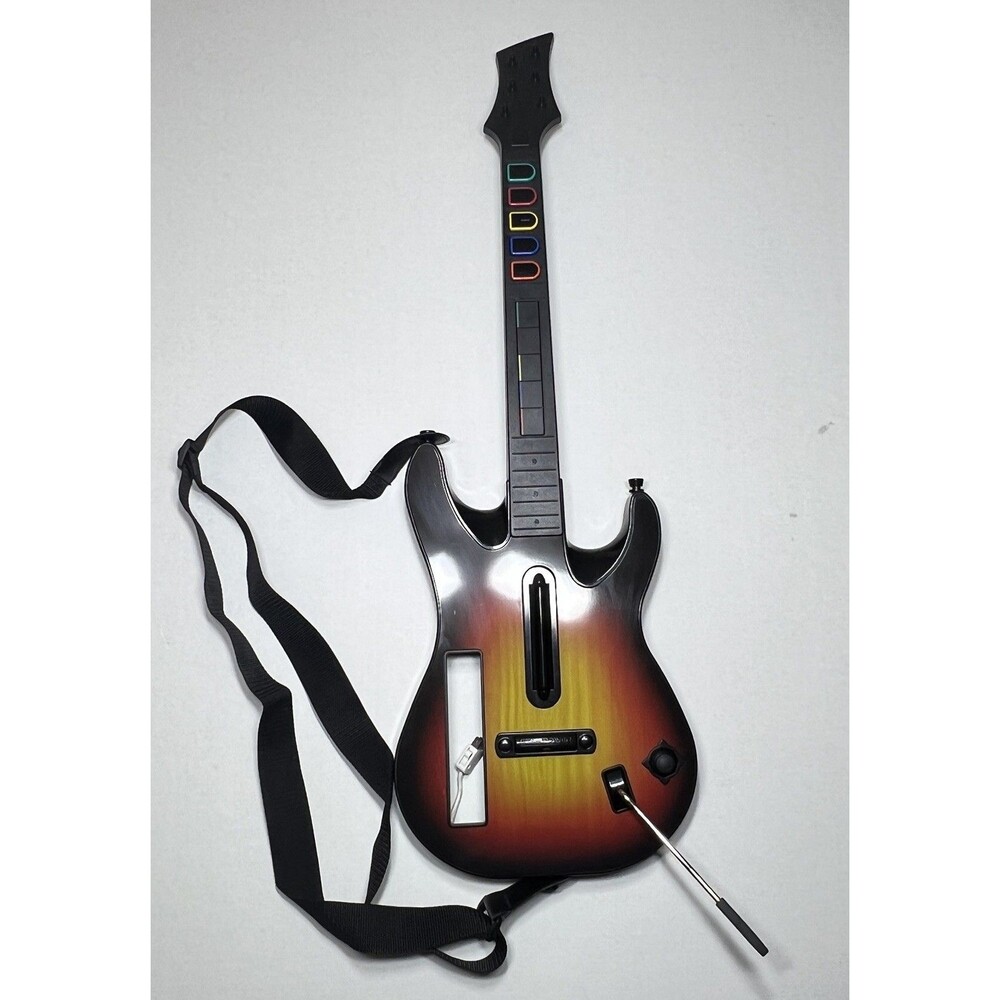 RedOctane Wireless Guitar Controller Nintendo Wii Guitar Hero 95455.805 Tested